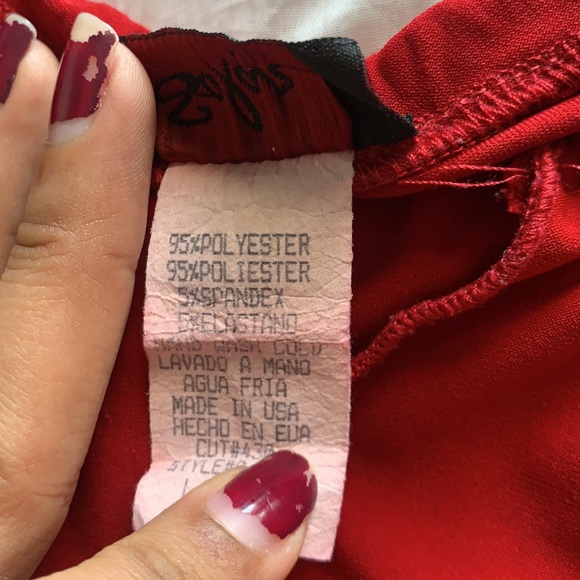 vintage red blouse - Picture 7 of 7